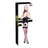 Black Level - Offenes Oberteil mit Strapsen (Schwarz) - XL