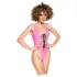 Black Level - Lack-Body für Damen (pink) - M