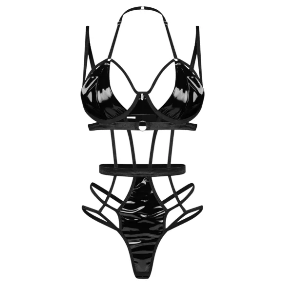 Obsessive Keira - Trägerbody (Schwarz) - L/XL