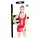 Black Level - Lack-Minidress mit Schnürung (Rot) - L