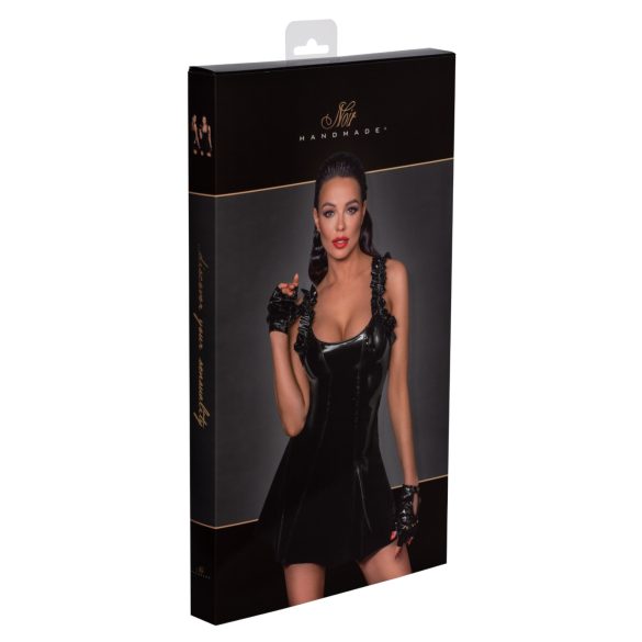 Noir - Rüschen-Minikleid (schwarz) - M