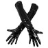 Black Level - Glänzende Lackhandschuhe (schwarz) - XL