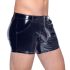 Black Level - Herrenlackshorts mit Seitentaschen (schwarz) - XL