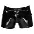 Black Level - Herrenlackshorts mit Seitentaschen (schwarz) - 2XL