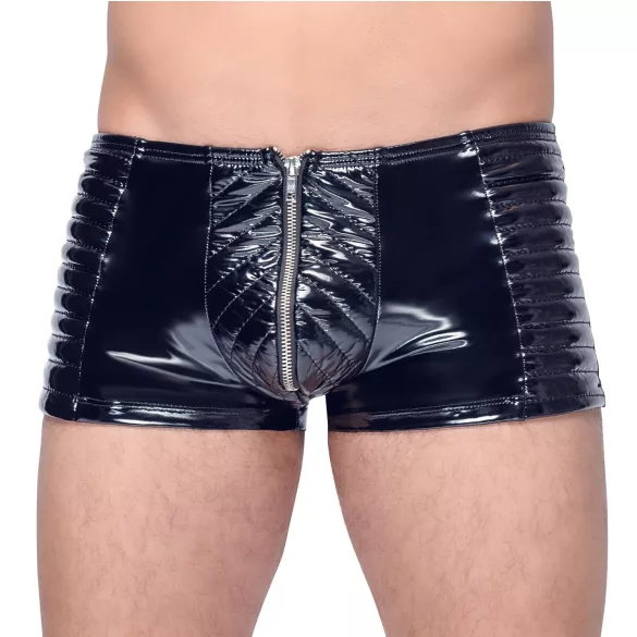 Black Level - Reißverschluss Männer-Shorts (schwarz) - M