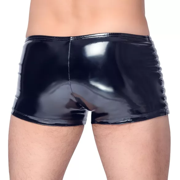 Black Level - Reißverschluss Männer-Shorts (schwarz) - M
