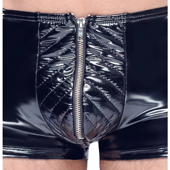 Black Level - Reißverschluss Männer-Shorts (schwarz) - M