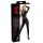 LATEX - Langarm Damenoverall (schwarz) - L
