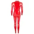 LATEX - Langarm Damen Overall (Rot)