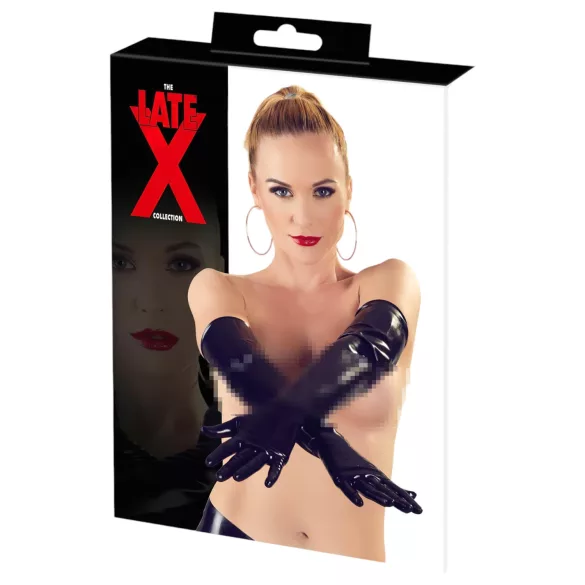 Late X langer, unisex Handschuh (schwarz) - M
