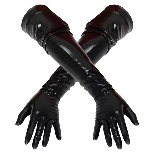 Late X langer, unisex Handschuh (schwarz) - M