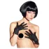 LATEX - Kurze Unisex-Handschuhe (schwarz) - M