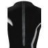 LATEX - Langarm Damen-Body (Schwarz)