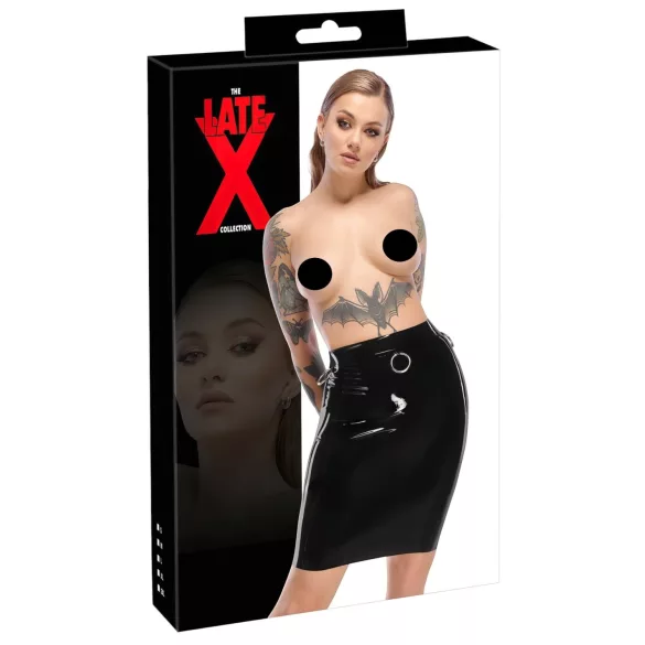 LATEX - Latex Midirock (schwarz) - 2XL