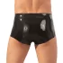 Latex-Boxer + Penismanschette (schwarz)