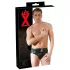 LATEX - Herren-Slip mit internem Anal-Dildo (schwarz) - L