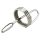 DeepRing - Metall Dilatator mit Ring - 9 cm (Silber)