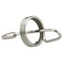 DeepRing - Metall Dilatator mit Ring - 9 cm (Silber)