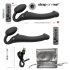 Strap-on-me M - Umschnallvibrator - Mittel (Schwarz)