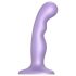 Strap-on-me P&G S - gebogener Saugnapf-Dildo (lila)