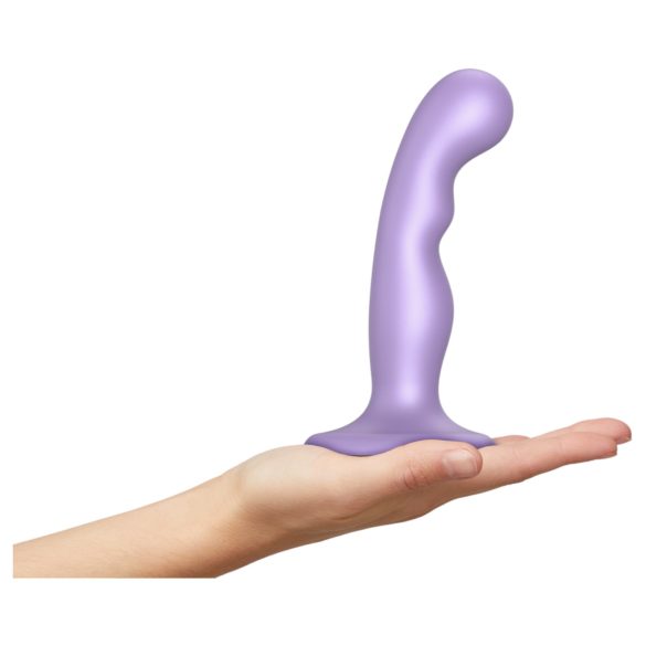 Strap-on-me P&G S - gebogener Saugnapf-Dildo (lila)
