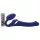 Strap-on-me M - Aufsteckbarer, Luftwellen-Vibrator (blau)