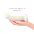 Dildolls Fantasia - gestreifter Silikondildo mit Saugnapf