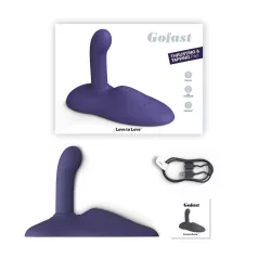   Love to Love GoFast - Stoß- und Klitorisvibrator mit Saugnapf (blau)