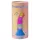 Love to Love Candy Loop - leuchtender LED-Silikon-Dildo (rosa-blau) - 16,9 cm