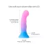 Love to Love Candy Loop - leuchtender LED-Silikon-Dildo (rosa-blau) - 16,9 cm