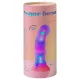 Love to Love Sugar Bomb - leuchtender Silikon-Dildo mit LED (rosa-gelb) - 16,9 cm