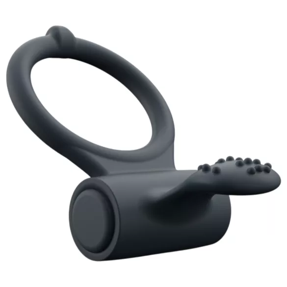 Dorcel Power Clit Plus - wiederaufladbarer, vibrierender Penisring (schwarz)