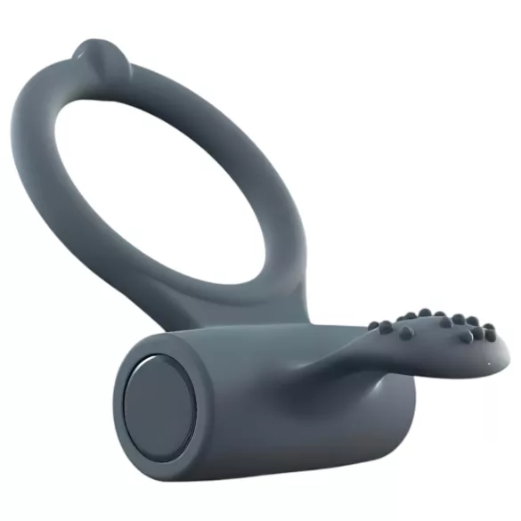 Dorcel Power Clit Plus - wiederaufladbarer, vibrierender Penisring (schwarz)