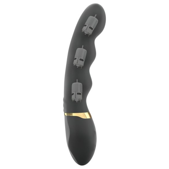 Dorcel Too Much 2.0 - Akku, 3-Motor Vibe (Schwarz-Gold)