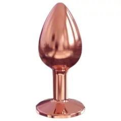   Dorcel Diamond Plug S - Aluminium-Analplug - klein (roségold)