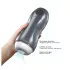 Dorcel Blowjoy Vibe - Saug- und Vibrations-Masturbator mit Akku (grau)
