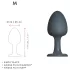 Dorcel Geisha Plug M - Kugelanalplug (schwarz)