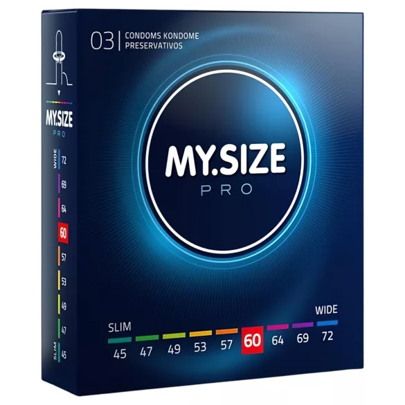 My.Size PRO - Kondom in individueller Größe - 60 mm (3 Stk.)