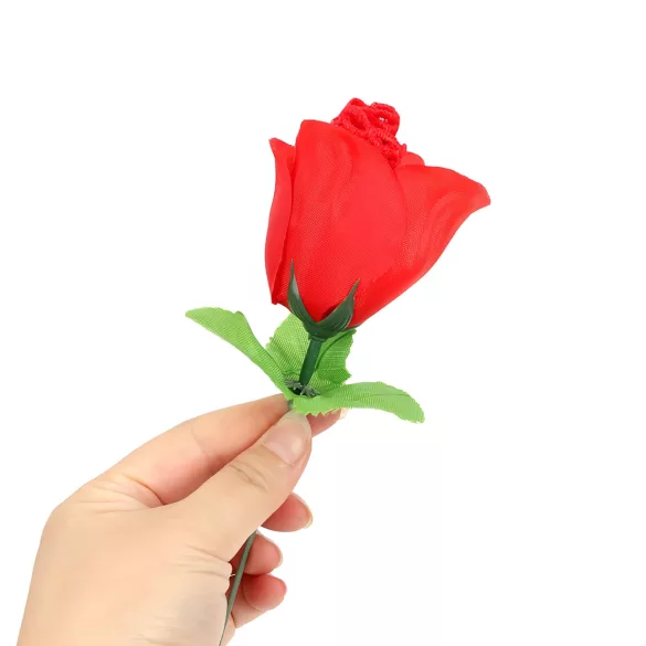 Panty Rose - String im Rosenstil - Rot (S-L)