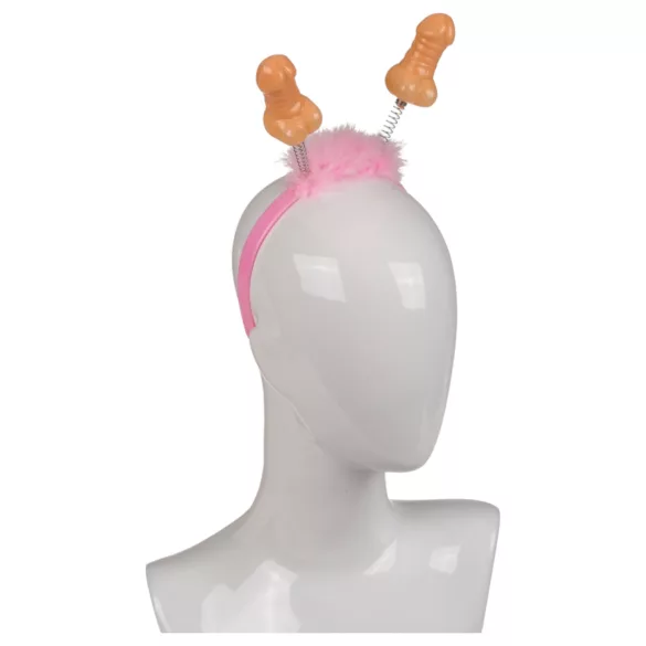 Penis-Stirnband (pink-natur)