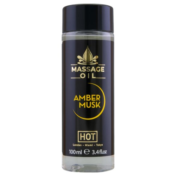 HOT Hautpflege Massageöl - Amber Moschus (100ml)