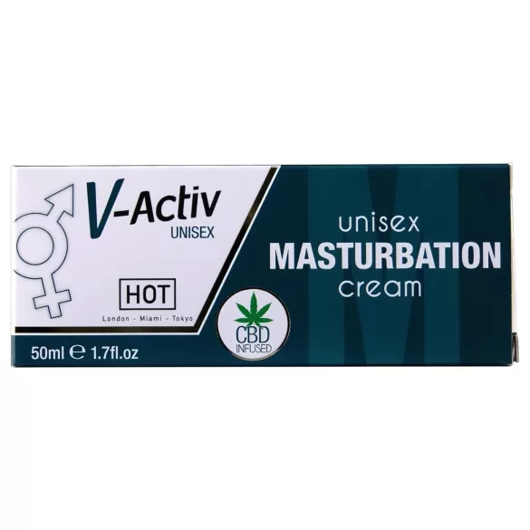 Hot V-Active - stimulierende unisex Masturbationscreme (50 ml)