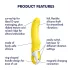 Satisfyer Yummy Sunshine - wasserdichter G-Punkt Vibrator (gelb)