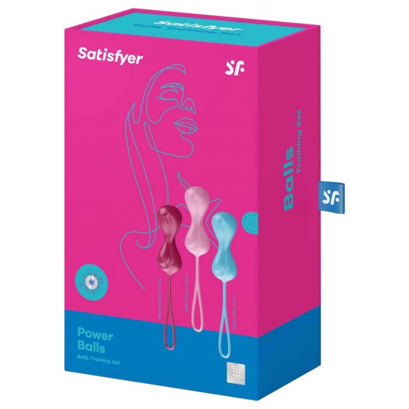 Satisfyer Power Balls - Bewegungs-Liebeskugeln Set (3 Stück)