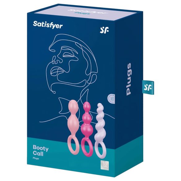 Satisfyer Booty Call - Bunte Analplug-Sets (3-teilig)
