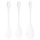 Satisfyer Yoni Power 1 - Geisha-Kugel Set - Weiß (3-teilig)