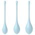 Satisfyer Yoni Power 2 - blauer Liebeskugel-Set (3-teilig)