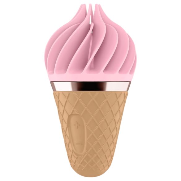 Satisfyer Sweet Treat - Akku-Cocktail-Rotationsvibrator (pink-braun)