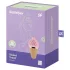 Satisfyer Sweet Treat - Akku-betriebener, rotierender Klitorisvibrator (pink-braun)