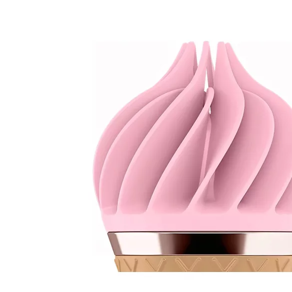 Satisfyer Sweet Treat - Akku-betriebener, rotierender Klitorisvibrator (pink-braun)